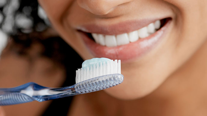 Woman smile