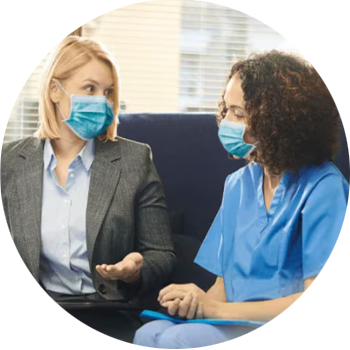 Behind the red we're green