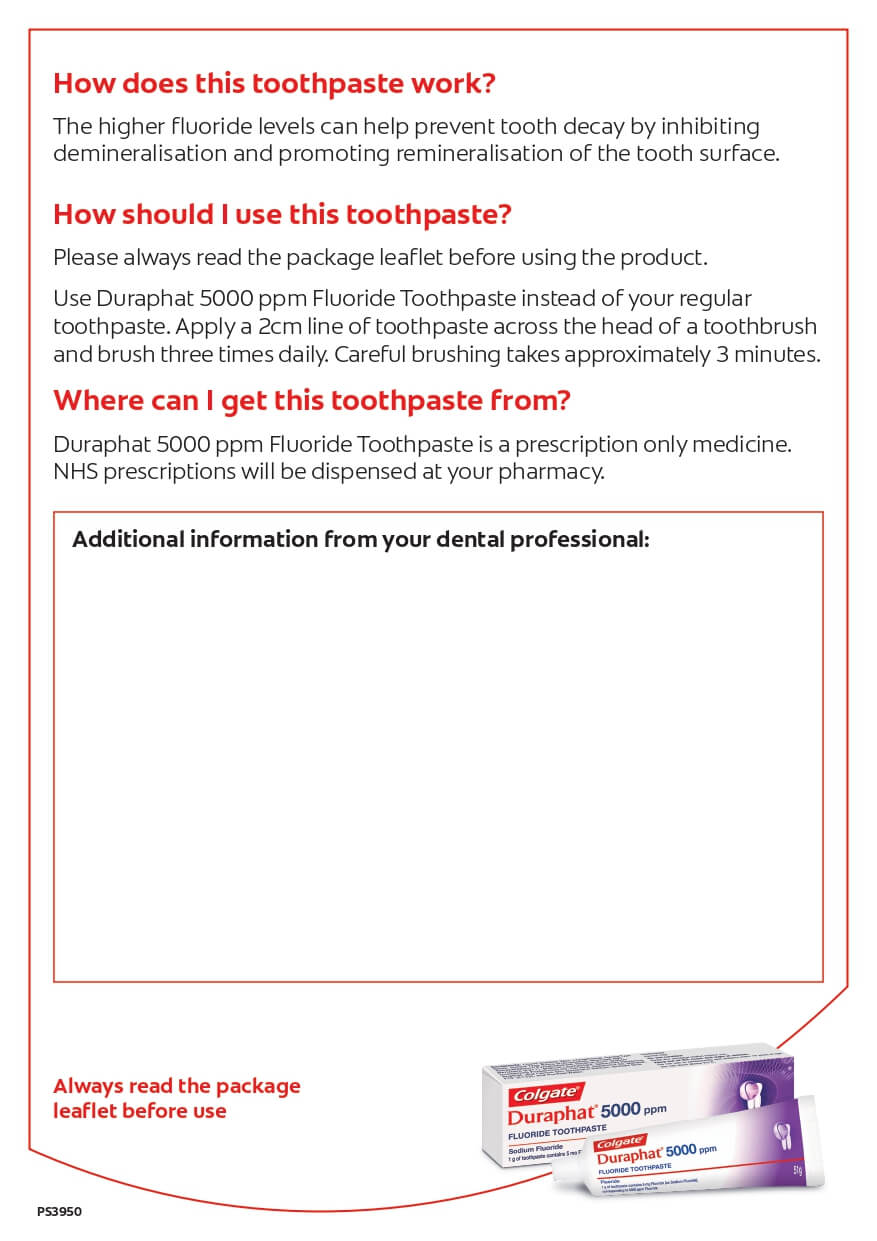 Duraphat® 5000 ppm Fluoride Toothpaste