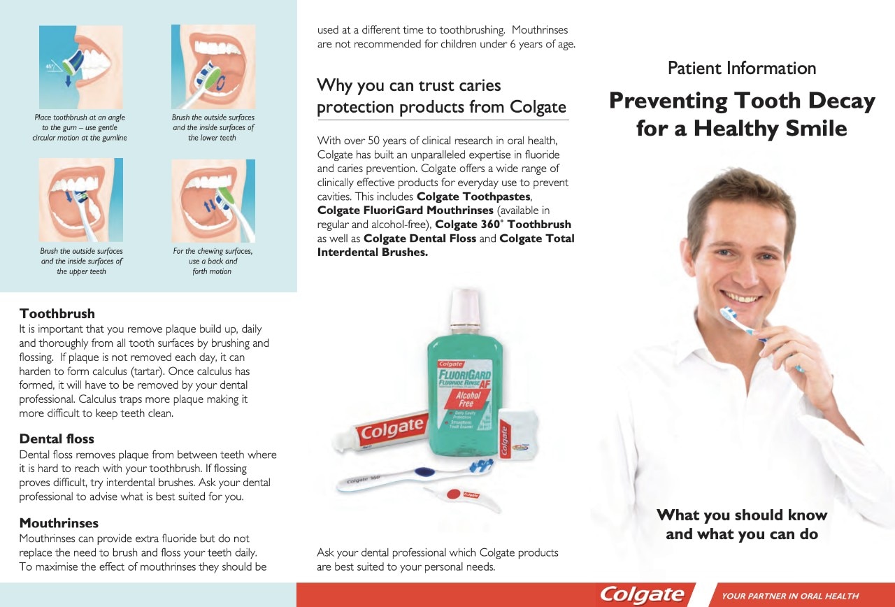 Dental caries and plaque image of teeth